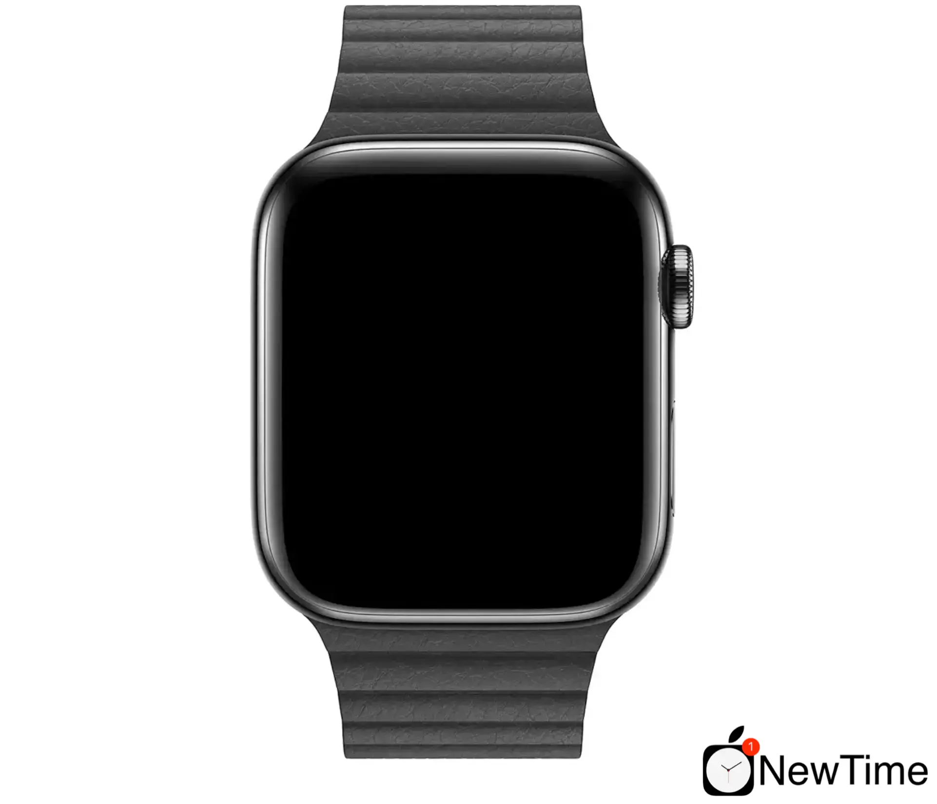 Ремінець Apple Black Leather Loop - Large (MXAC2) для Apple Watch 44/45/46/49mm